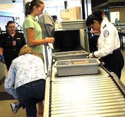 Unionized officials confiscate a lady's mouthwash ...