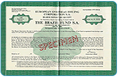 The Brazil Fund Certificate