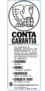 Conta Garantia Advertisement (The first money market fund)